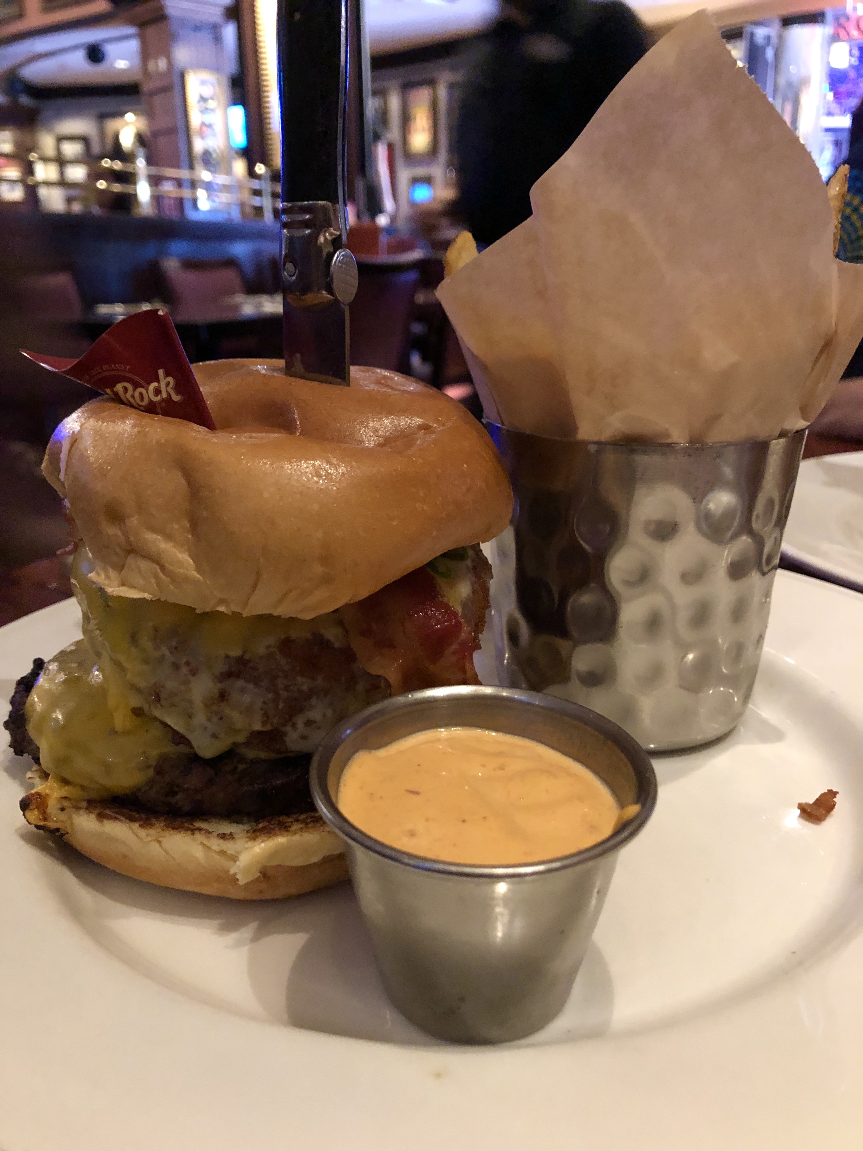 Hard Rock Orlando legendary burguer